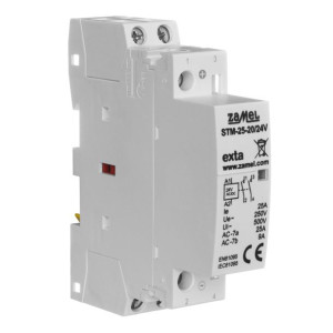 Stycznik modułowy 230V  25A STM-25-20 2NO EXTA ZAMEL