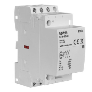 Stycznik modułowy 230V  25A STM-25-30 3NO EXTA ZAMEL