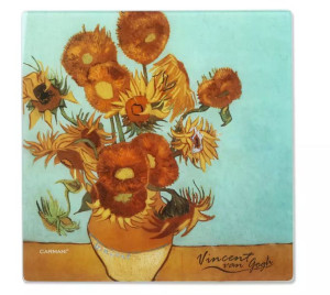 Deska szklana - V. van Gogh, Słoneczniki (CARMANI)