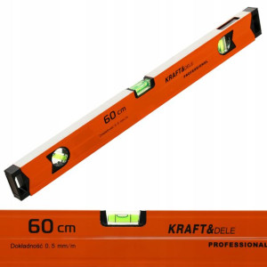 Aluminiowa Poziomica Magnetyczna 60cm 3 Libelki