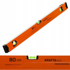Aluminiowa Poziomica Magnetyczna 80cm 3 Libelki