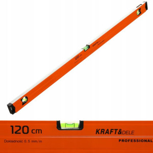 Aluminiowa Poziomica Magnetyczna 120cm 3 Libelki
