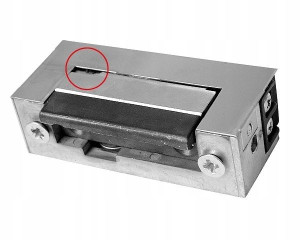 Rygiel elektrozaczep EURA RE-30G2 z pamięcią 12V