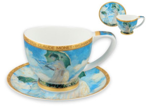 Duza filizanka Monet, Kobieta z parasolem
