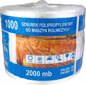 Sznurek Heros 1000m/kg Do Maszyn Pras Rolniczych