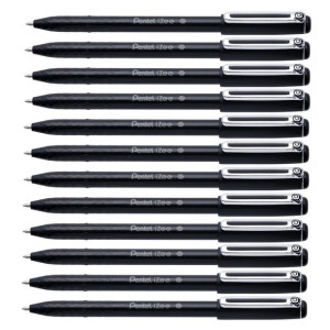 Długopis Pentel Izee Bx457-A Czarny X12 Komplet