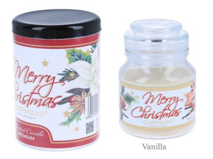 świeczka zapachowa american mały boże narodzenie vanilla carmani