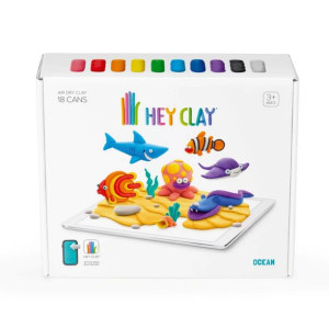 Hey Clay Mega Zestaw Ocean Ryby Masa Plastyczna