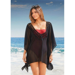 Plażowa Tunika Z Szydełkową Wstawką 40-42 915697