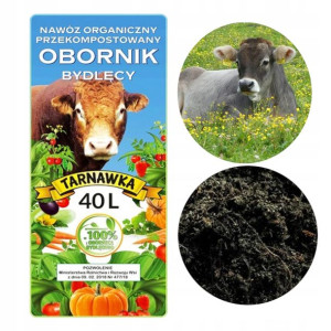 Nawóz Naturalny Obornik Bydlęcy Kompost Sypki 40 L