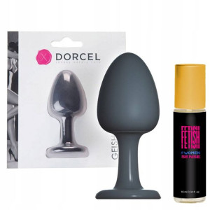 Korek analny z ciężarkiem Drgający. Perfumy gratis