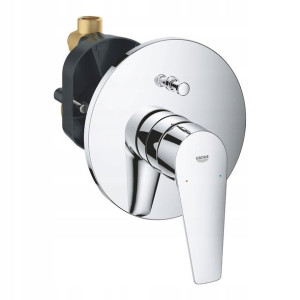 Grohe Bateria wannowa podtynkowa Bauedge chrom