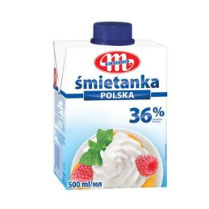 Mlekovita Śmietanka Polska UHT 36% tłuszczu 500ml