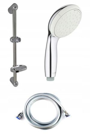 Słuchawka Grohe + Drążek z mydelniczką + Wąż 125