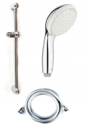 Słuchawka Grohe 27597001 + Drążek 60cm + Wąż 175cm