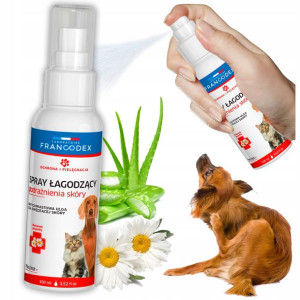 Spray Łagodzący Na Podrażnienia Świąd Dla Psa Kota