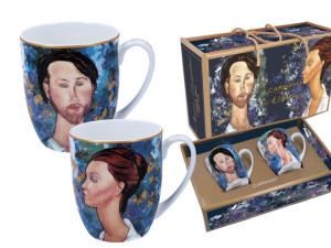 kpl. 2 kubków a. modigliani lunia czechowska i leopold zborowski carmani
