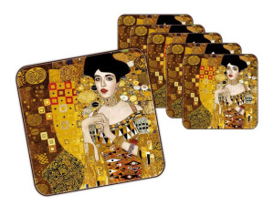 kpl. 6 podkładek korkowych - g. klimt, adela (carmani)