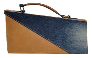 Torebka trójkątna ''LENA"  jeans RR Studio