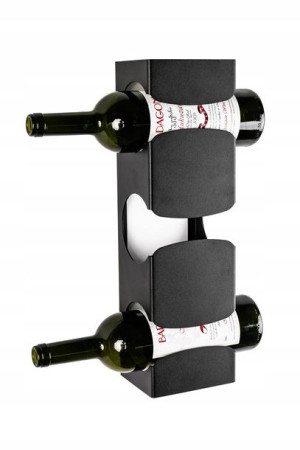Stojak na wino, CZRNY, 3 butelki