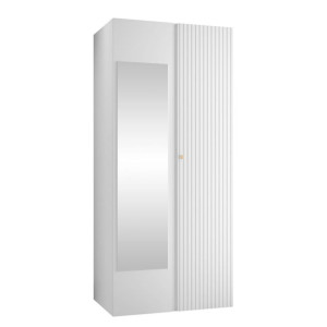SZAFA do przedpokoju Ryfel Slim 2D 74cm z lustrem