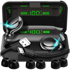Słuchawki Bezprzewodowe Bluetooth 5.1 + Powerbank
