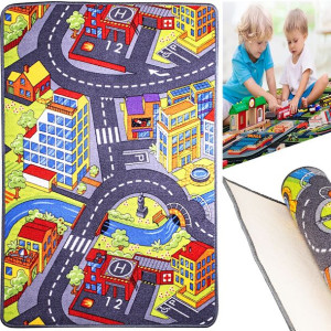 Dywan Mata Ulice Miasto Dla Dziecka Kids 133x190