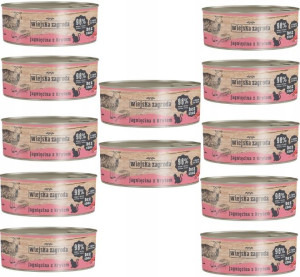 Wiejska Zagroda Jagnięcina z Krylem 12x85g ZESTAW