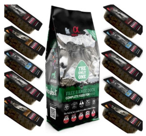 ALPHA SPIRIT Kaczka 12kg + 10x tacka 200g gratis