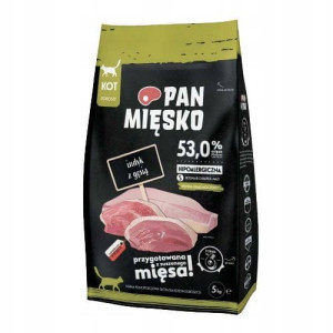 Pan Mięsko Hipoalergiczna karma kota Indyk Gęś 5kg