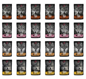 Alpha Spirit Mokra karma psa - MIX SMAKÓW 24x100g