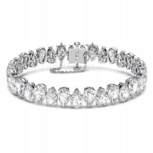 SWAROVSKI - Bransoletka Millenia Pear White RHS
