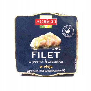 Filet z Piersi Kurczaka w Oleju 160g (100g) AGRiCO