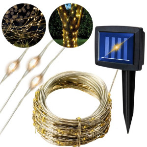 Lampki Ogrodowe Druciki Girlanda Solarna Led