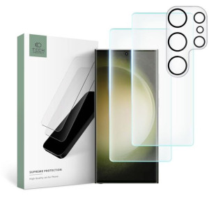 Szkło Hartowane Braders Zestaw do Samsung Galaxy S23 Ultra Clear