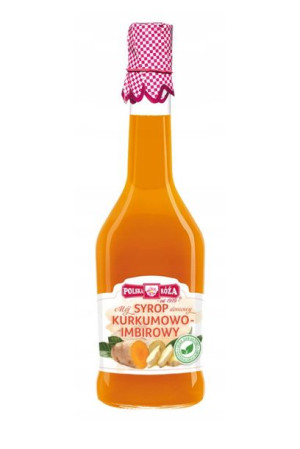 Polska Róża syrop kurkumowo imbirowy z NFC 500 ml
