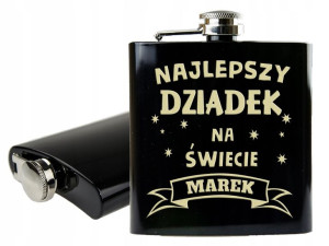 Piersiówka Z Grawerem Dla Dziadka Dzień Dziadka Prezent Wzory
