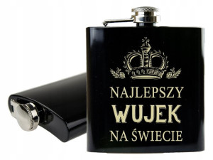 Piersiówka Z Grawerem Dla Wujka Na Prezent Wzory