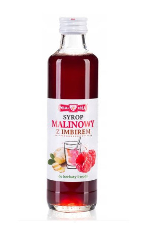Syrop malinowy z imbirem NFC Polska Róża 250 ml