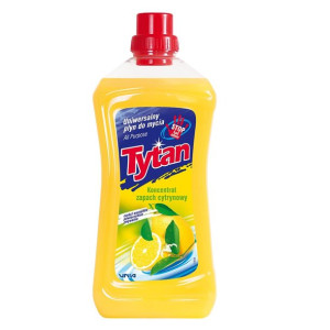 TYTAN Gęsty uniwersalny płyn do mycia CYTRYNOWY koncentrat 1L