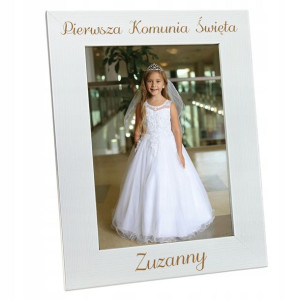Ramka Na Zdjęcie Z Grawerem Pierwsza Komunia Święta