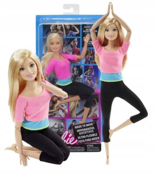 Lalka Barbie Made To Move Fitness Model Dhl82