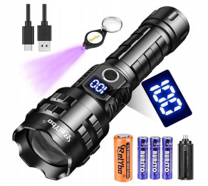 Latarka LED akumulatorowa BARDZO MOCNA XHP90.2