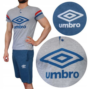 Piżama męska UMBRO 71S MEL/DENIM, bawełna, M