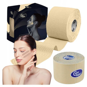 Tejpy Kinesiotaping TAŚMY DO TWARZY CURE TAPE 5X5