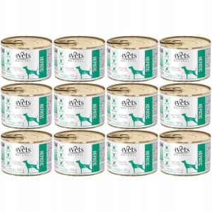 4VETS NATURAL Hepatic Dog 12x185g