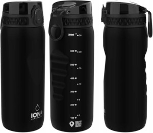 Ion8 Bidon Butelka Na Wodę 750ml Czarny Bpa Free