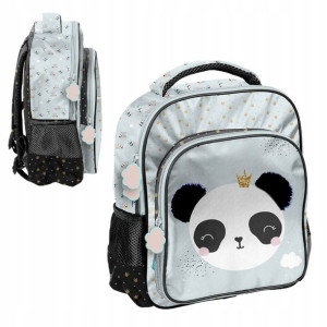 Paso Mały Plecak Przedszkolny Nadruk Panda 2komory