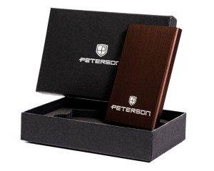 Aluminiowe etui na karty z ochroną RFID Stop — Peterson