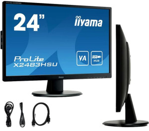 Monitor iiyama ProLite X2483HSU-B5 24" VA LED 4ms 75Hz /HDMI DP/ FlickerFr